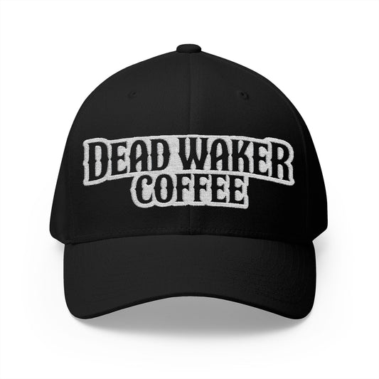 Dead Waker Coffee Embroidered Hat – Black Closed Back
